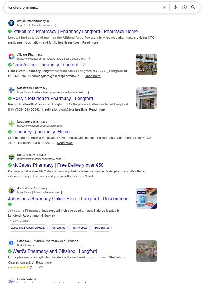 Pharmacy sector (BEFORE) – screenshot 2
